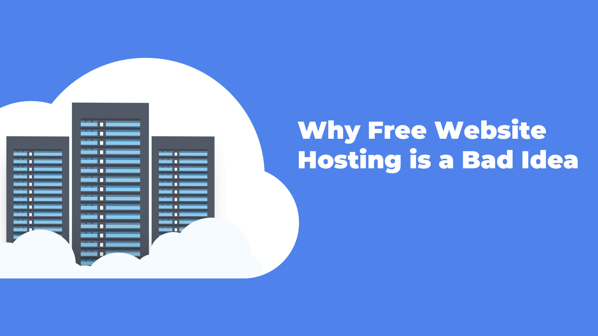 Why free Hosting is crap and not good for Blogs & Websites